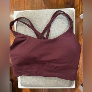 Lululemon Energy Bra Long Line *Medium Support, B–D Cup
Red Merlot